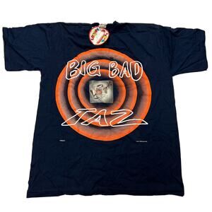 Looney Tunes Freeze Big Bad Taz Large Devil T-shirt 1996 Holographic Warner USA
